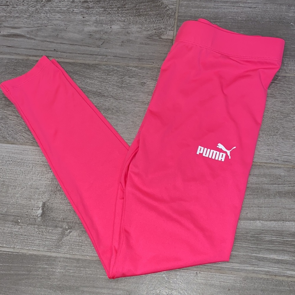 Girl’s Hot Pink Puma Leggings